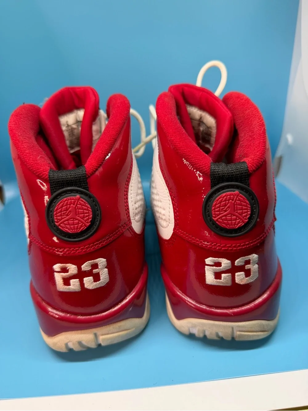 Jordan Kids Basketball Sneakers in White and Red
